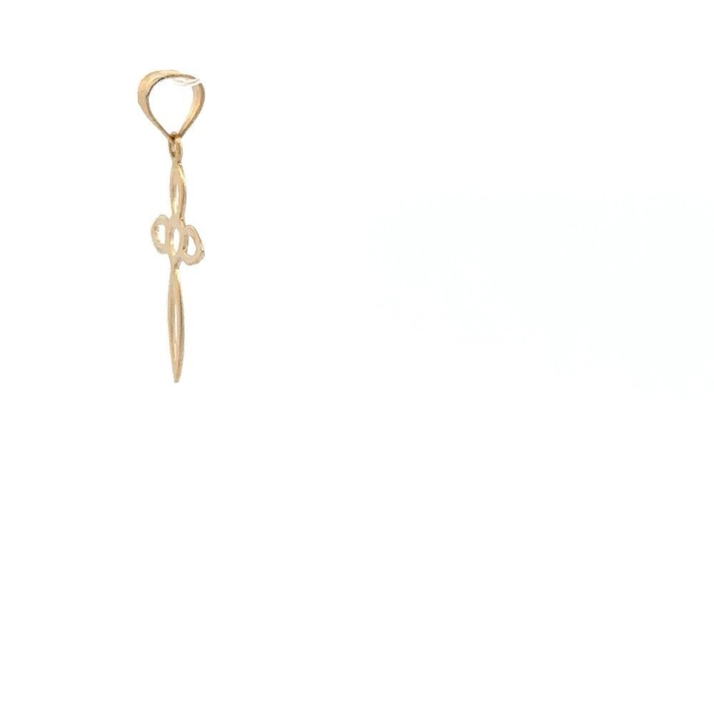 18K Gold Pendant Cross Religious 0.49 grams - Picture 6 of 9